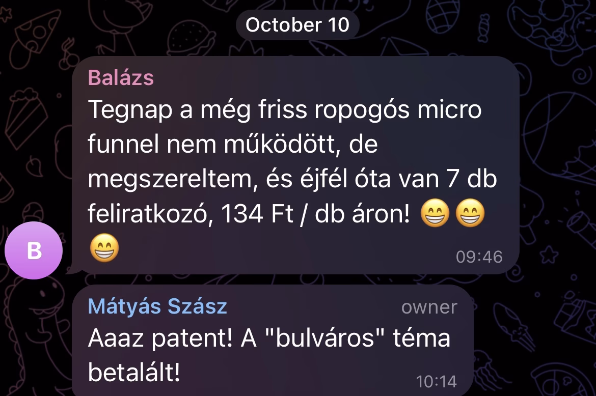 Ügyfél visszajelzés